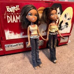 VINTAGE Y2K Rare Collectable Bratz Forever Diamondz Sasha Dolls AS IS